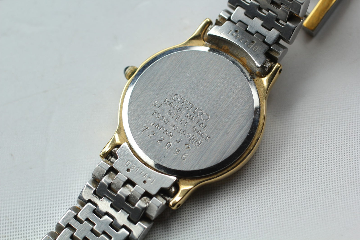 Vintage 1987 [N MINT / New Batt] SEIKO Exceline 7320-0350 Qz Ladies Watch JAPAN