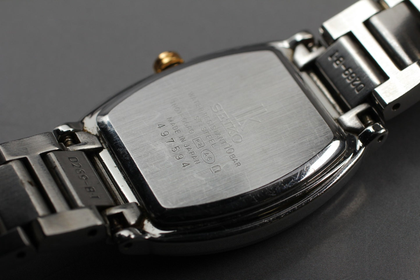 NewBatt [Near MINT] SEIKO LUKIA 1N01-0GA0 Diamond 8P Quartz Ladies Watch JAPAN