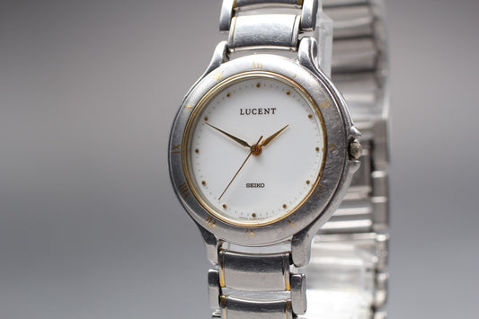 Vintage 1991 N MINT / New Batt SEIKO LUCENT 7N01-6220 Quartz Ladies Watch JAPAN