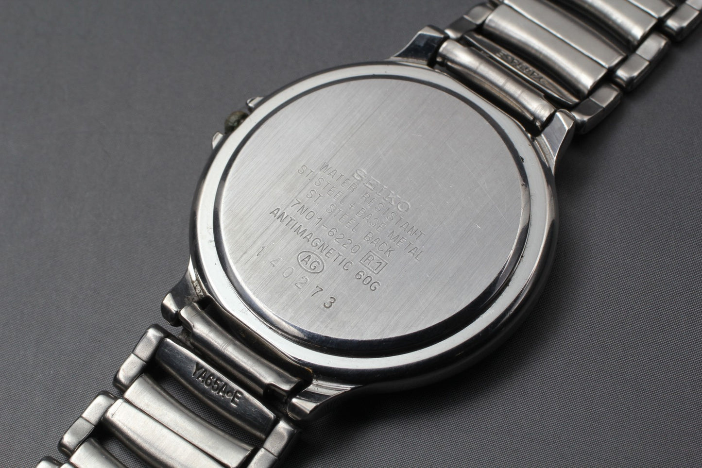 Vintage 1991 N MINT / New Batt SEIKO LUCENT 7N01-6220 Quartz Ladies Watch JAPAN