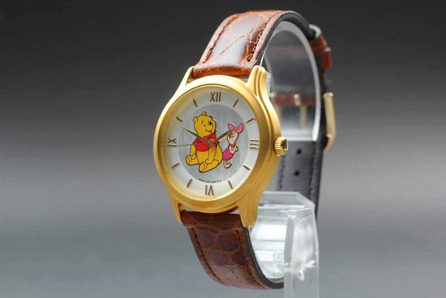 Rare [MINT / Full Set Box] Seiko V501-1B10 Winne the Pooh Disney 32mm Qz Watch