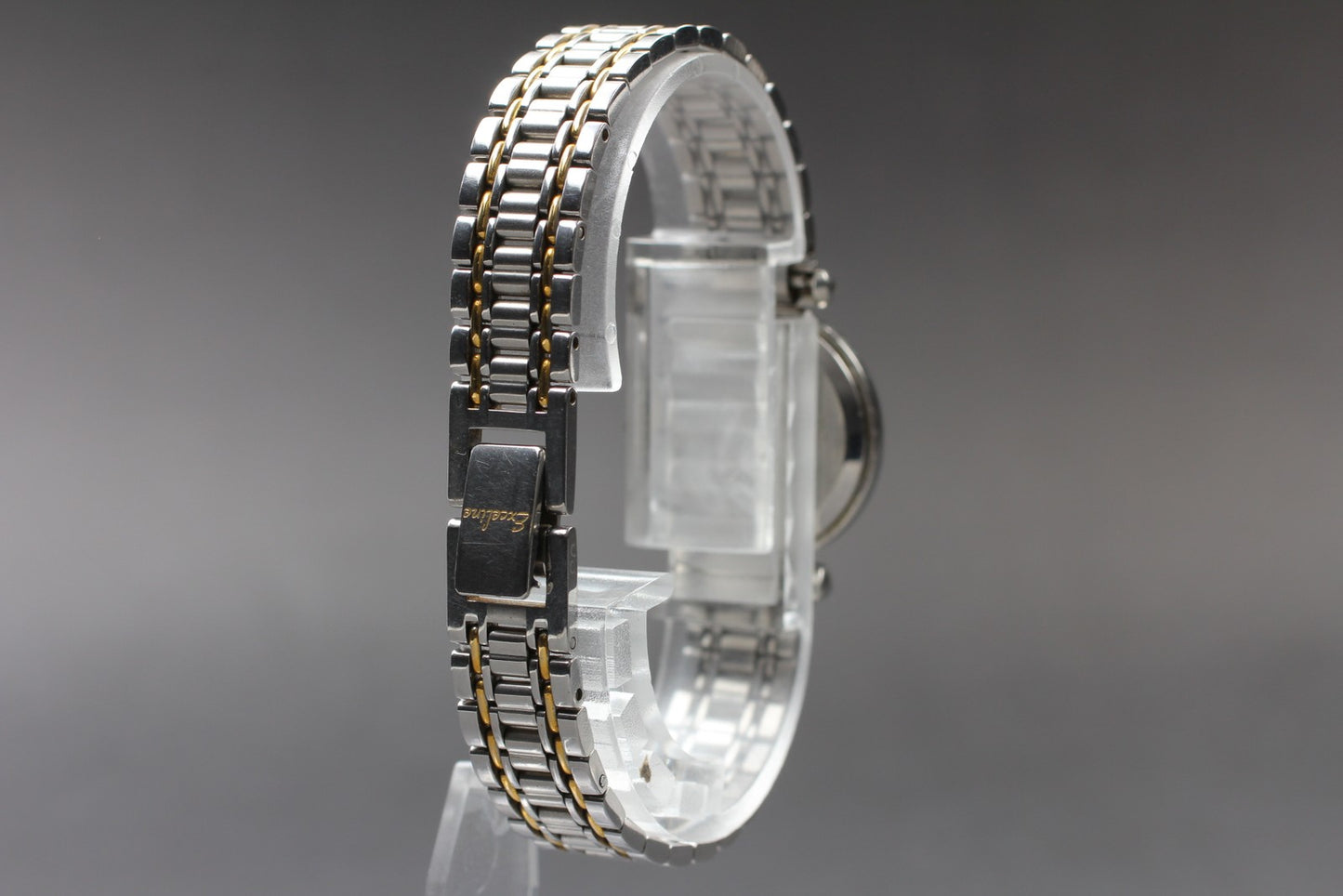 Vintage 1987 [Near MINT] Seiko Exceline 7320-0380 Silver Round Quartz From JAPAN