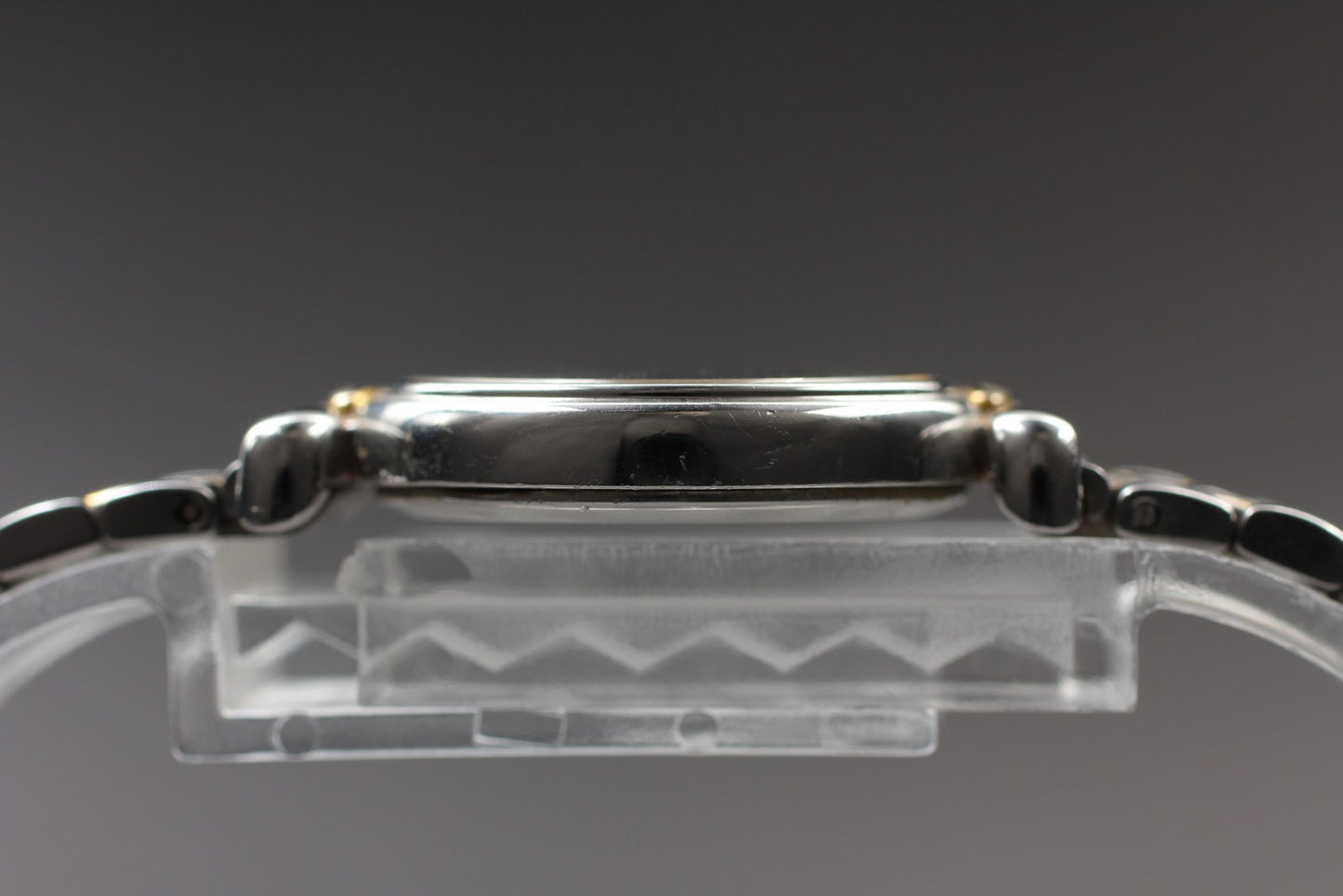 Vintage 1987 [Near MINT] Seiko Exceline 7320-0380 Silver Round Quartz From JAPAN