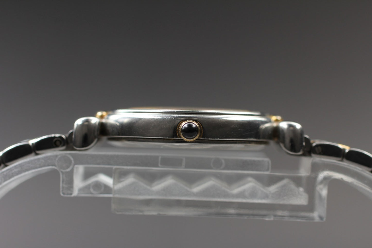 Vintage 1987 [Near MINT] Seiko Exceline 7320-0380 Silver Round Quartz From JAPAN