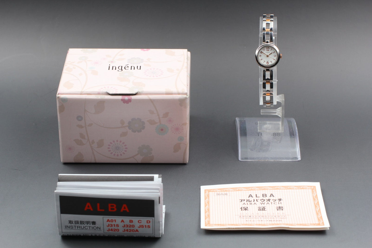Vintage 1992 [Near MINT] SEIKO Alba ingenu 1N01-0BE0 Quartz Ladies Watch JAPAN