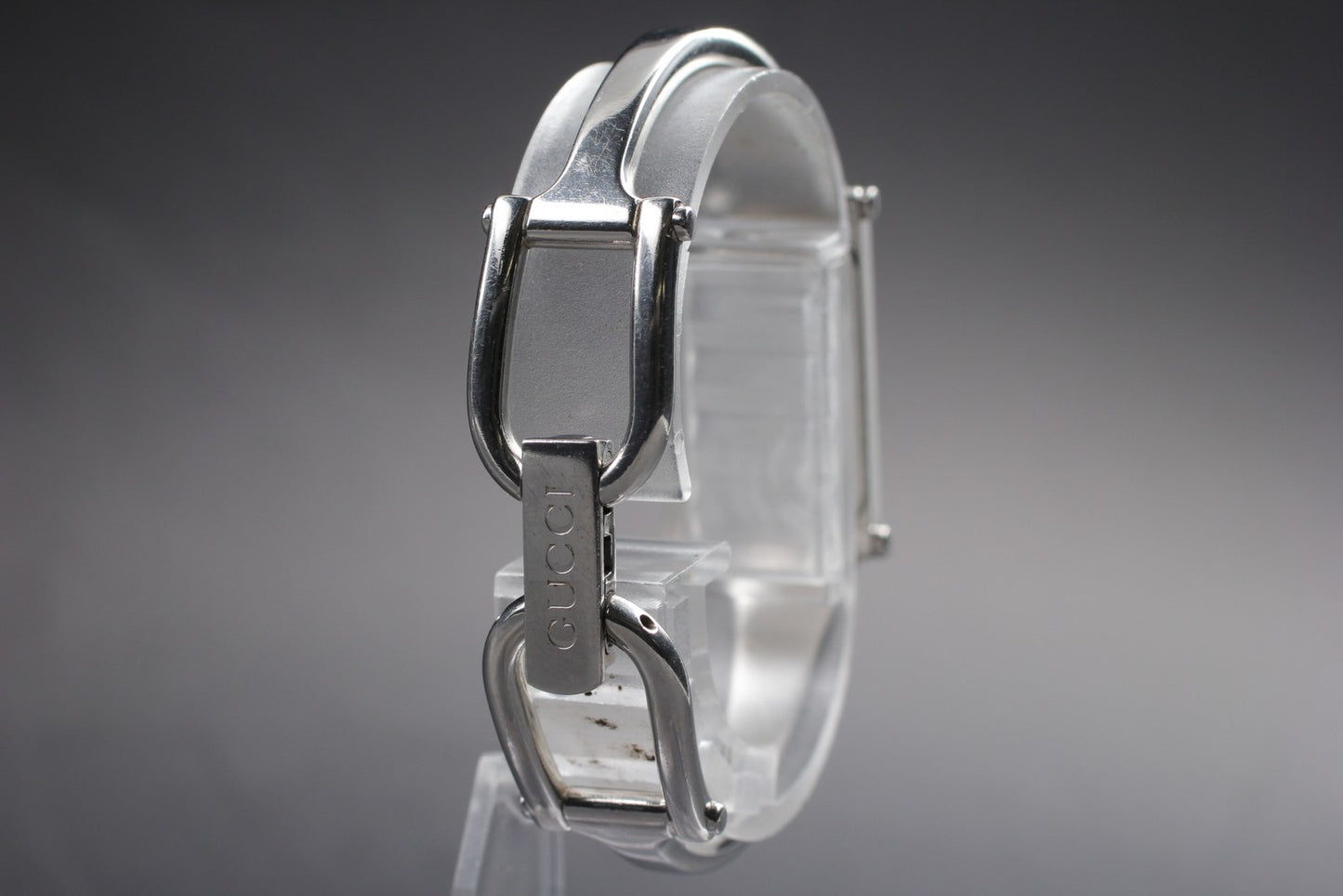 Vintage [N MINT w/ Box] GUCCI 1500L Silver Quartz Silver Women’s Watch JAPAN