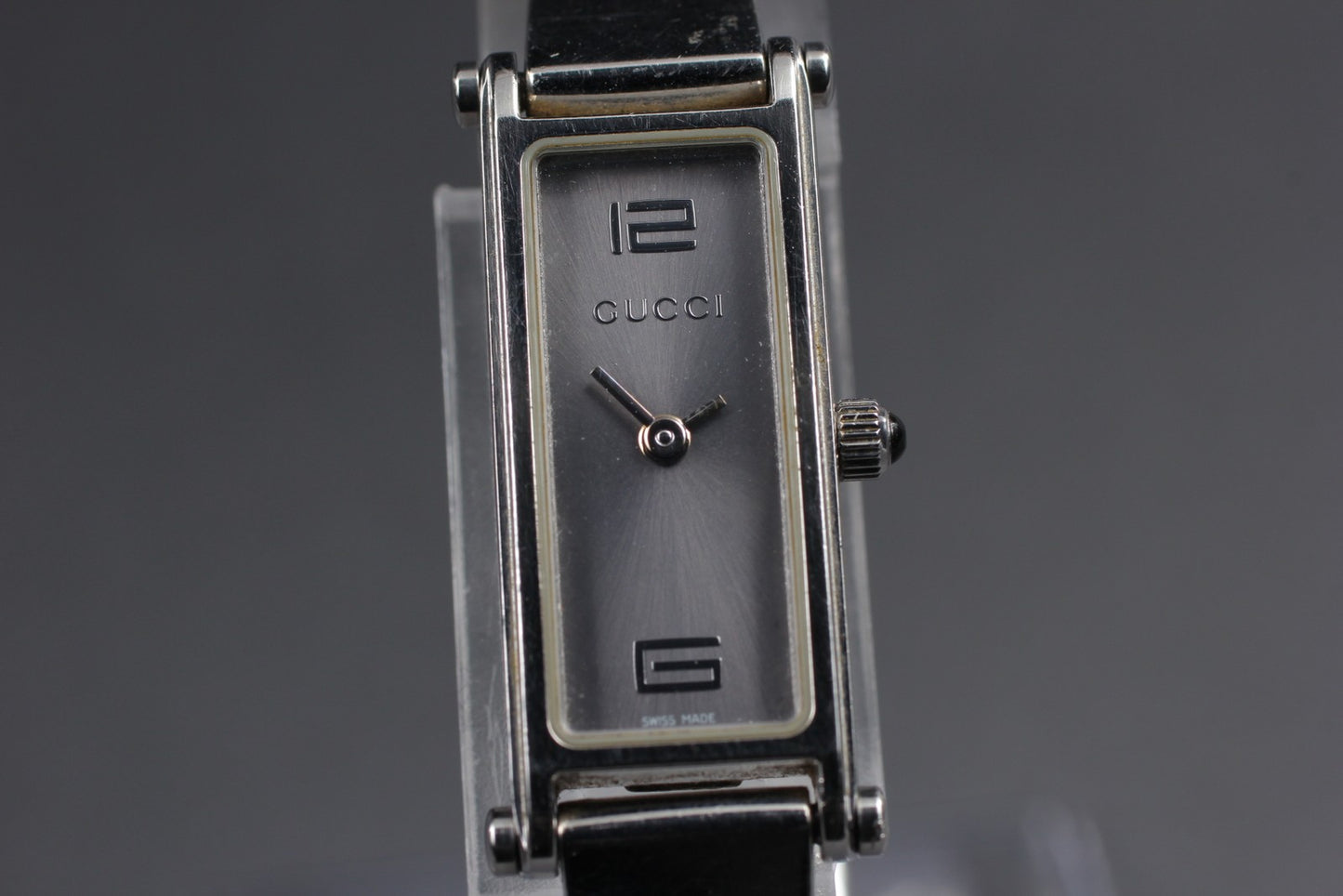 Vintage [N MINT w/ Box] GUCCI 1500L Silver Quartz Silver Women’s Watch JAPAN