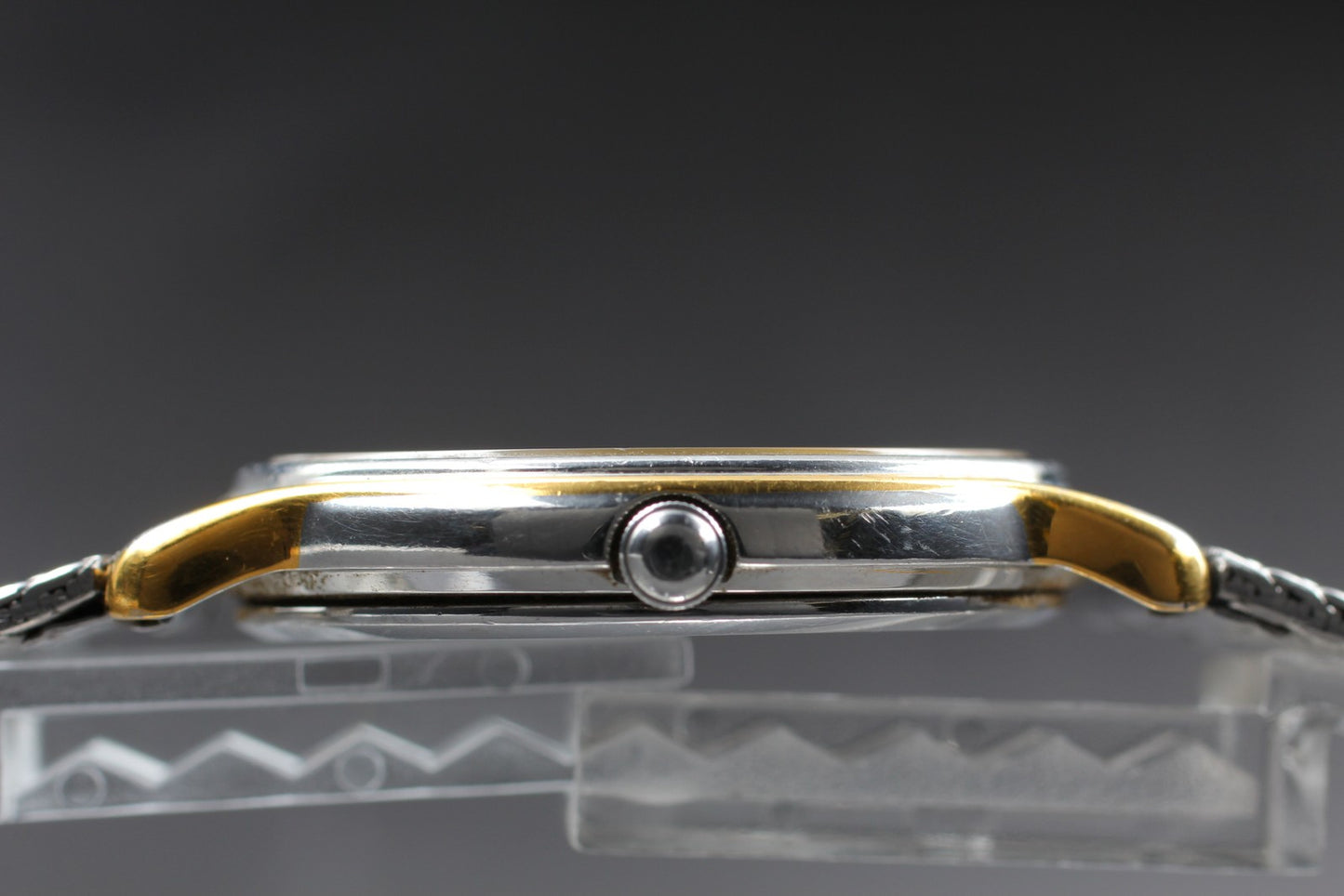 Vintage 1996 [N MINT / New Batt] SEIKO Spirit 7N01-0BR0 Gold 33mm Men's Qz JAPAN