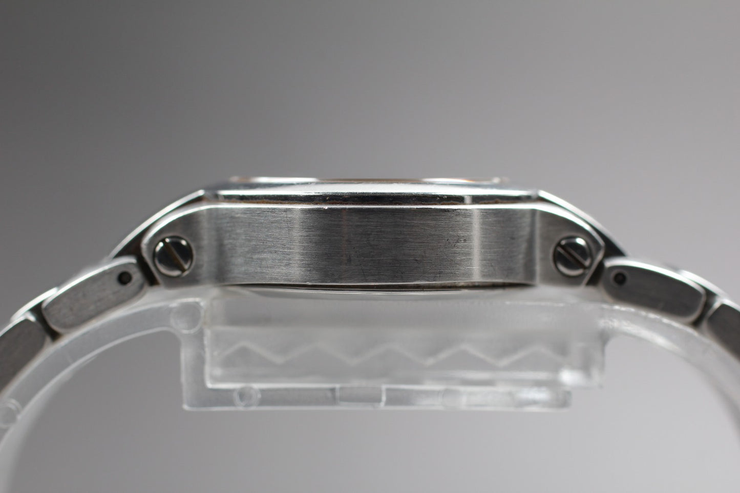 New Battery [Exc+5] GUCCI 8900L Gray  26mm Bracelet Quartz Ladies Watch JAPAN