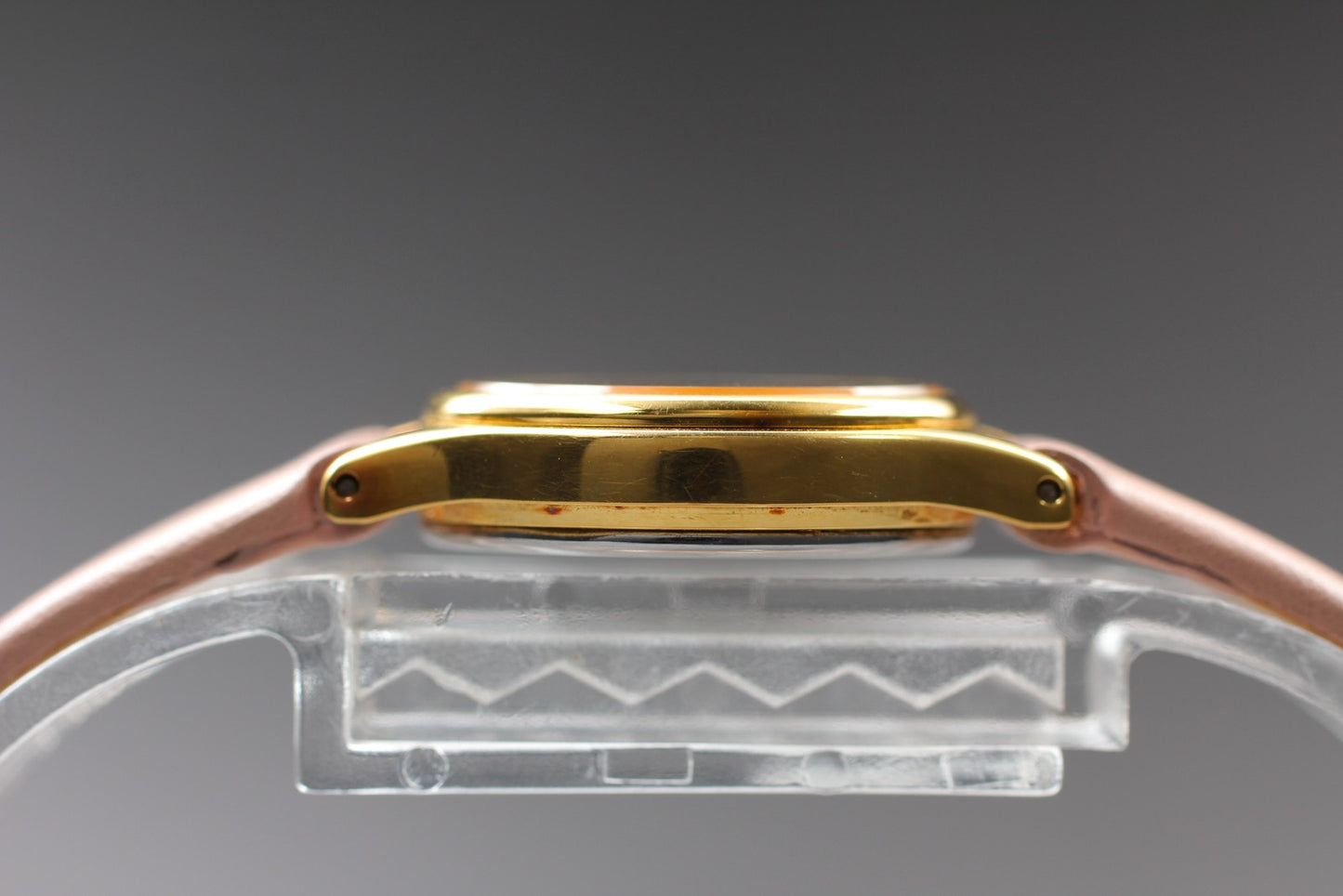 vintage[MINT] SEIKO 4N21-0390 Gold Silver Pink Quartz Ladies Watch From JAPAN