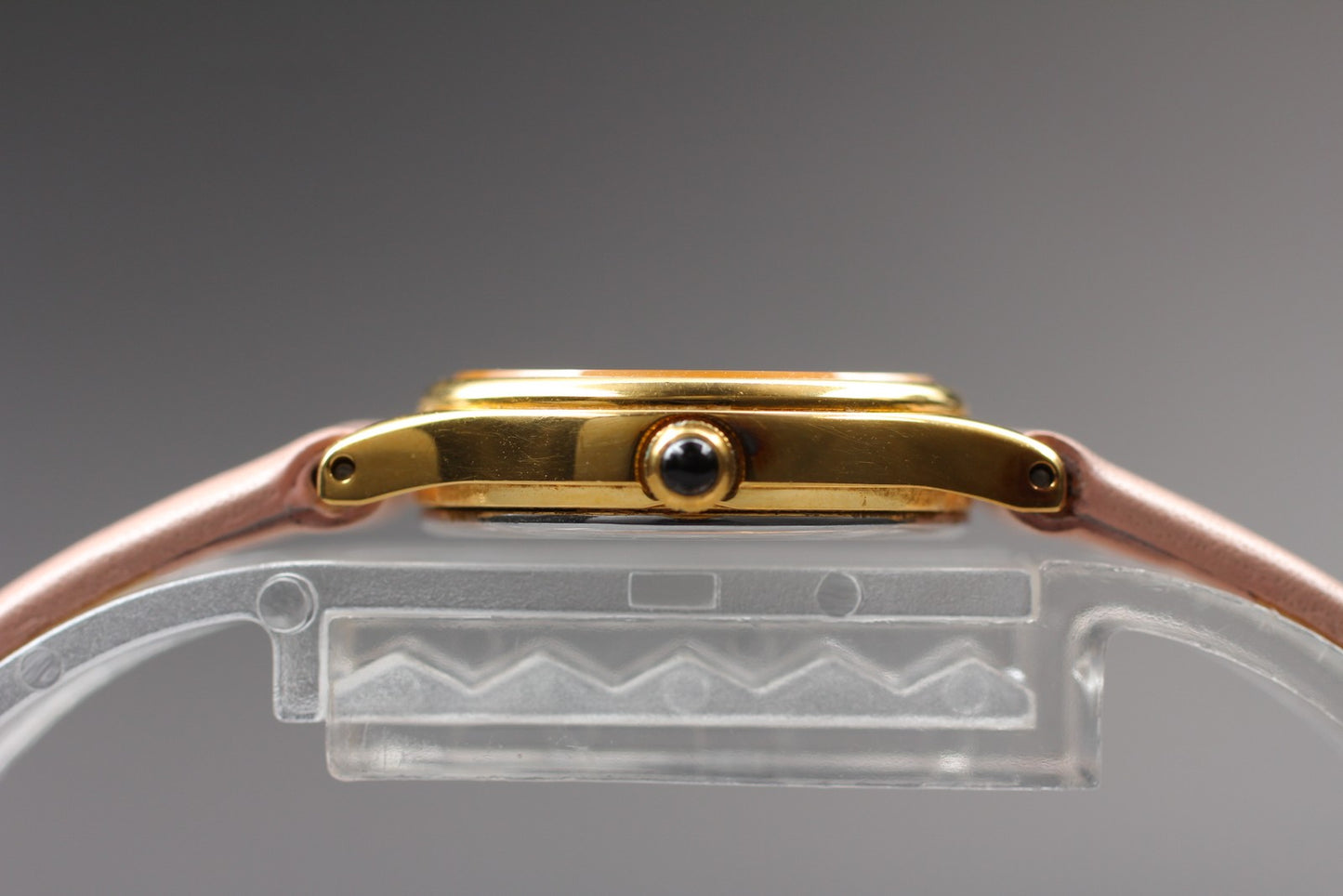 vintage[MINT] SEIKO 4N21-0390 Gold Silver Pink Quartz Ladies Watch From JAPAN