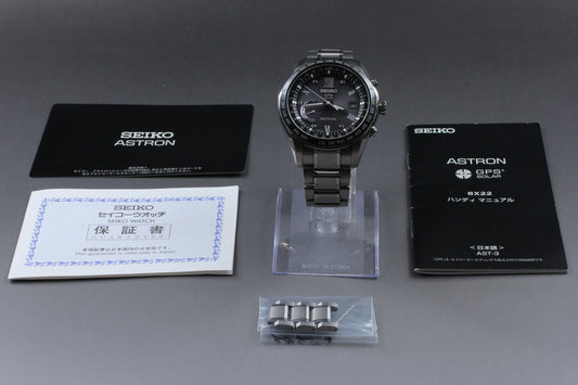 2500 Limited [N MINT / Paper] SEIKO ASTRON SBXB117 8X22-0AH0 GPS Solar Men Watch