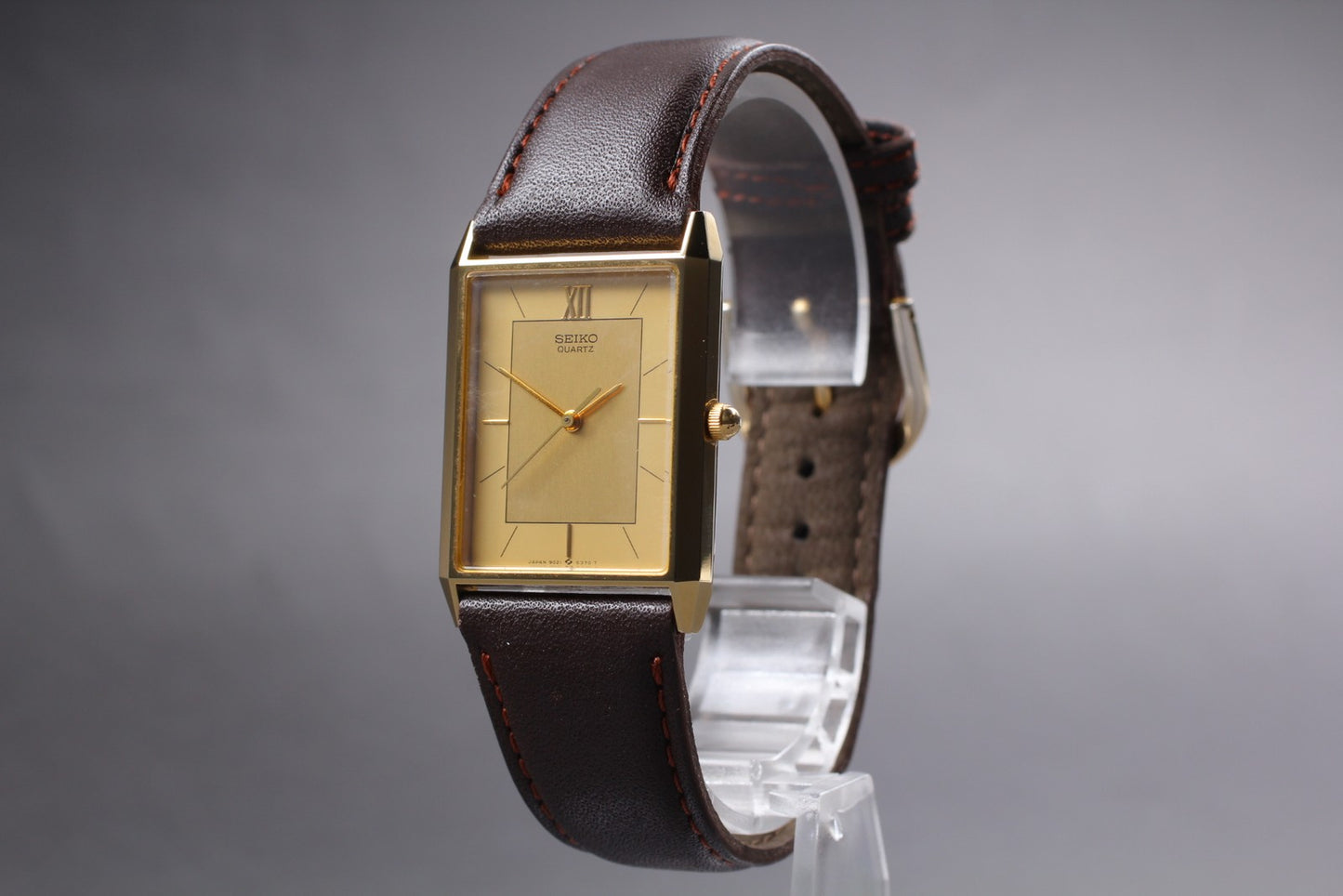 Vintage 1986 [Near MINT] SEIKO Chariot 9021-5290 Gold Men's Quartz Watch JAPAN