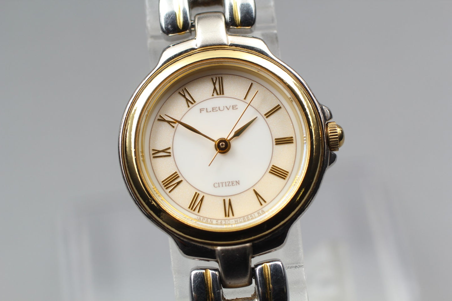 Vtg. 1986 [N MINT / New Batt]  CITIZEN 5431-H03515 TA Quartz Ladies Watch JAPAN