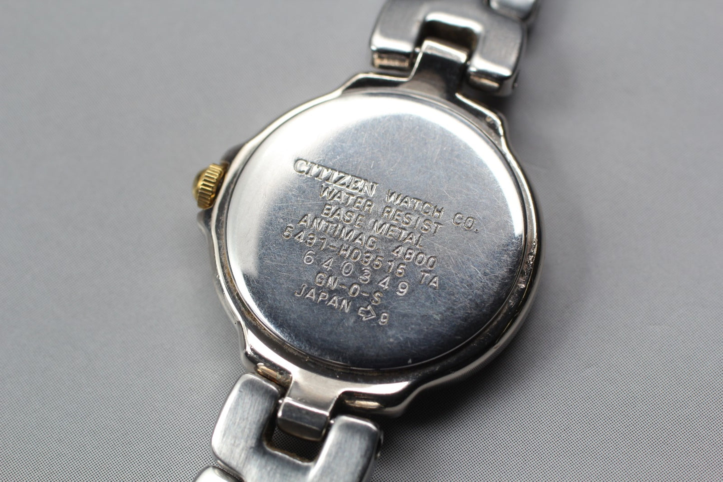 Vtg. 1986 [N MINT / New Batt]  CITIZEN 5431-H03515 TA Quartz Ladies Watch JAPAN