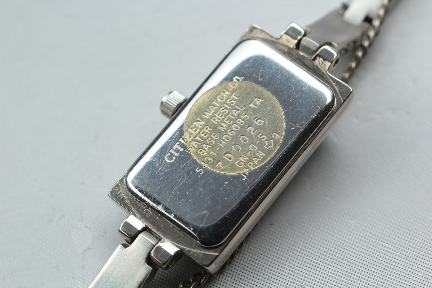 Vtg. 1987 [N MINT / New Batt]  CITIZEN 5431-H06085 TA Quartz Ladies Watch JAPAN