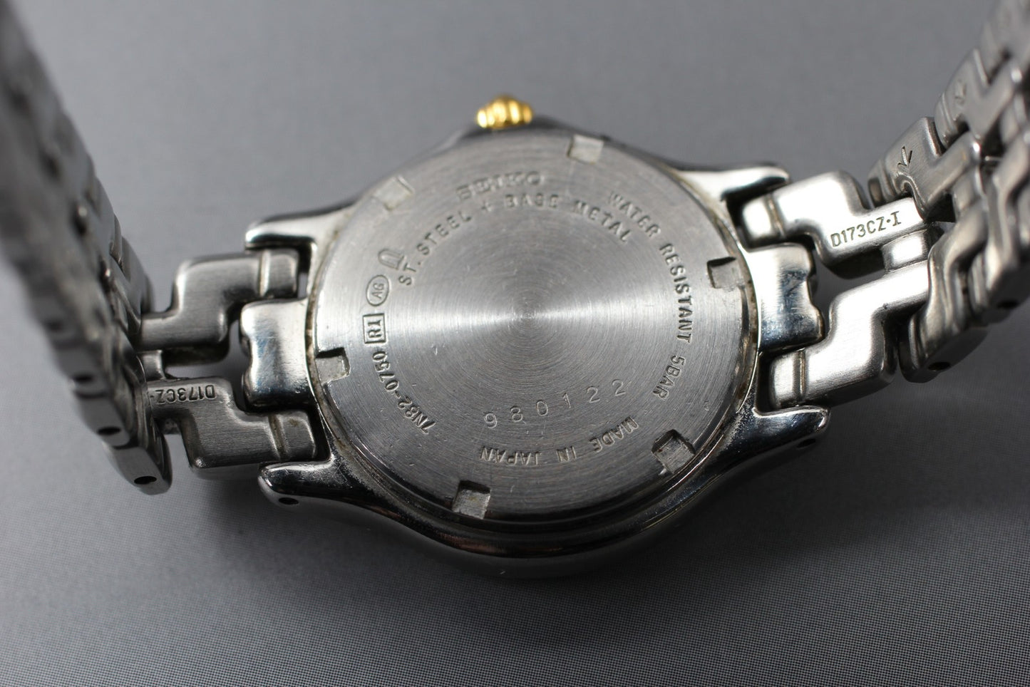 Vintage 1989  [N MINT / New Batt] Seiko 7N82-2750 Quartz Ladies Watch From JAPAN