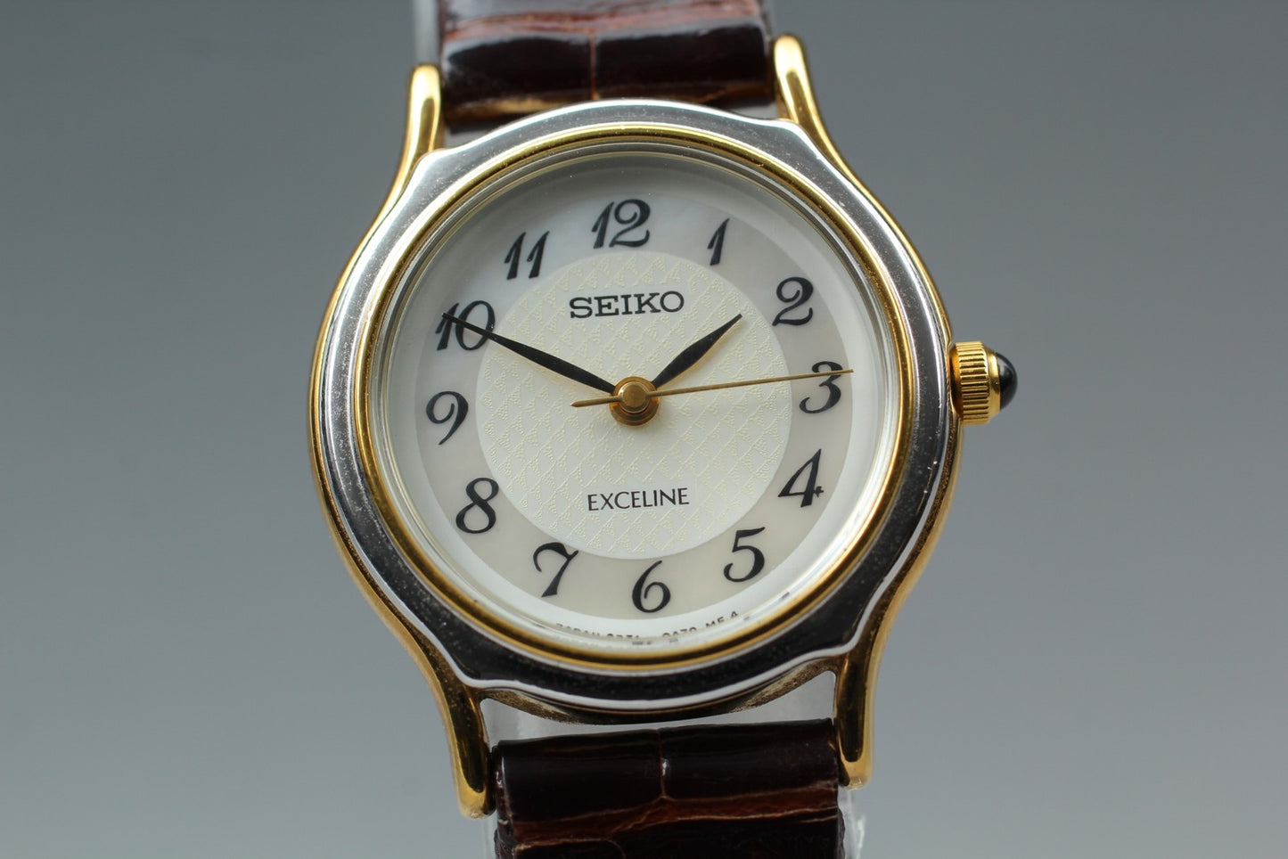 Vintage 1989 [Near MINT] Seiko Exceline 2J31-0A50 Gold Quartz Ladies Watch JAPAN