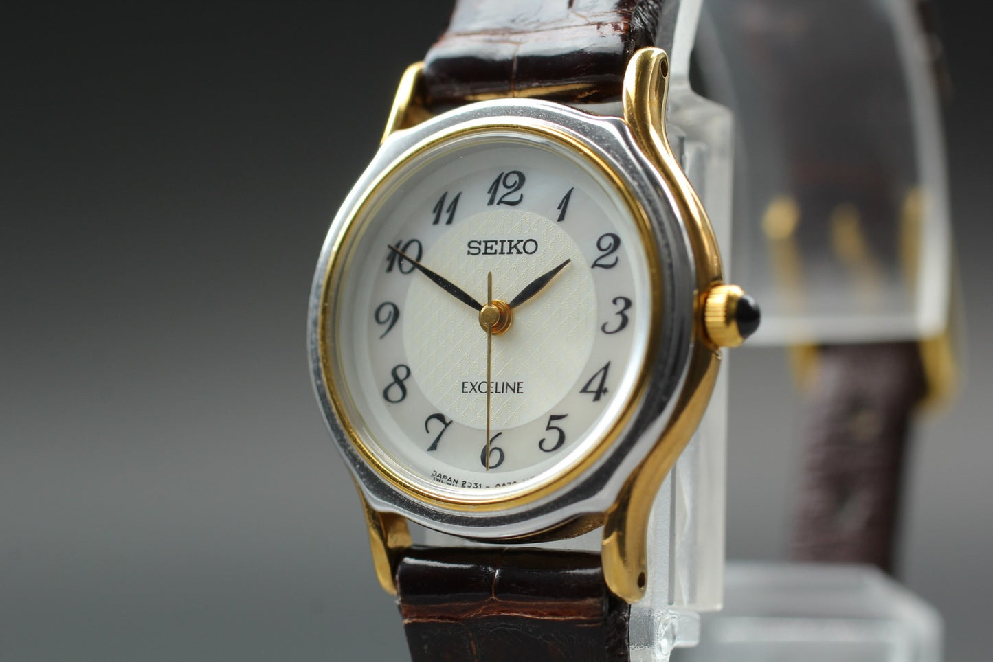 Vintage 1989 [Near MINT] Seiko Exceline 2J31-0A50 Gold Quartz Ladies Watch JAPAN