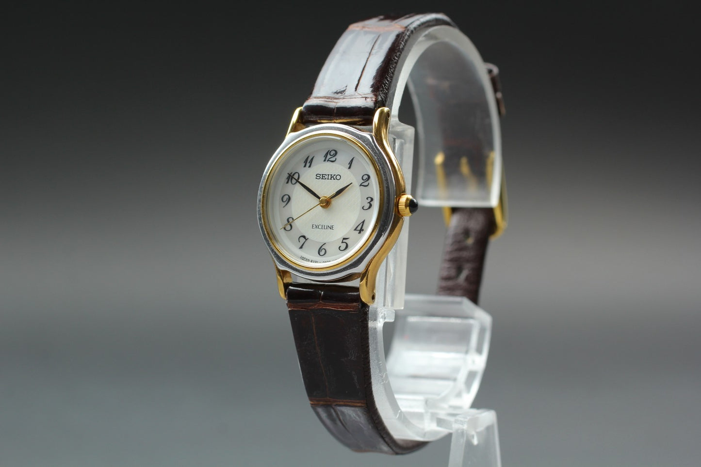 Vintage 1989 [Near MINT] Seiko Exceline 2J31-0A50 Gold Quartz Ladies Watch JAPAN