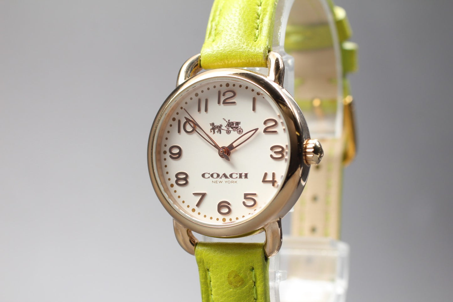 New Battery [Near MINT] COACH 97.7.341277 Silver Quartz Ladies Watch From JAPAN