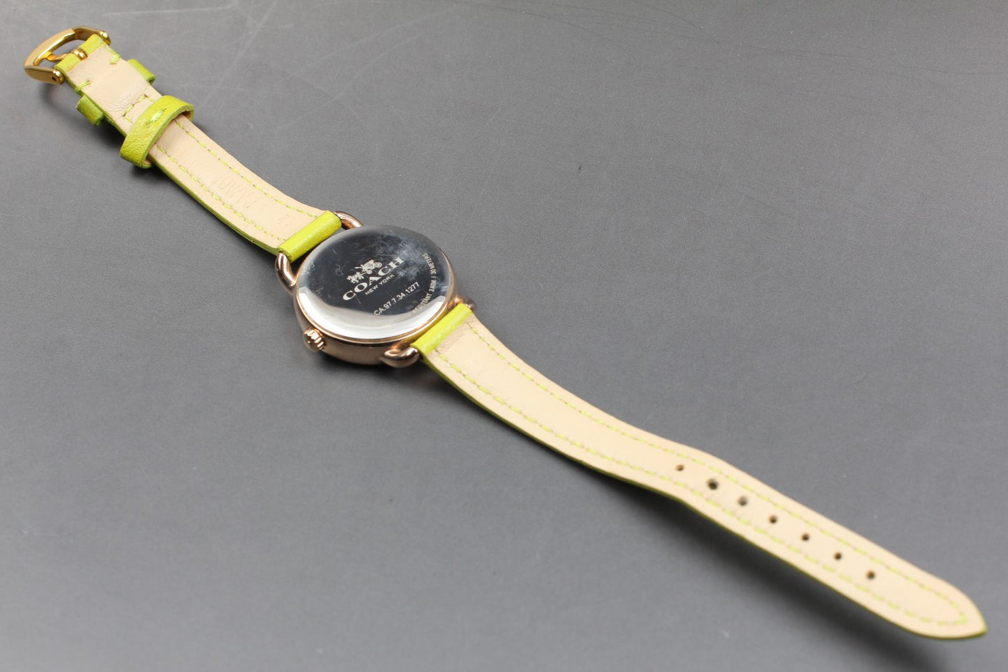 New Battery [Near MINT] COACH 97.7.341277 Silver Quartz Ladies Watch From JAPAN