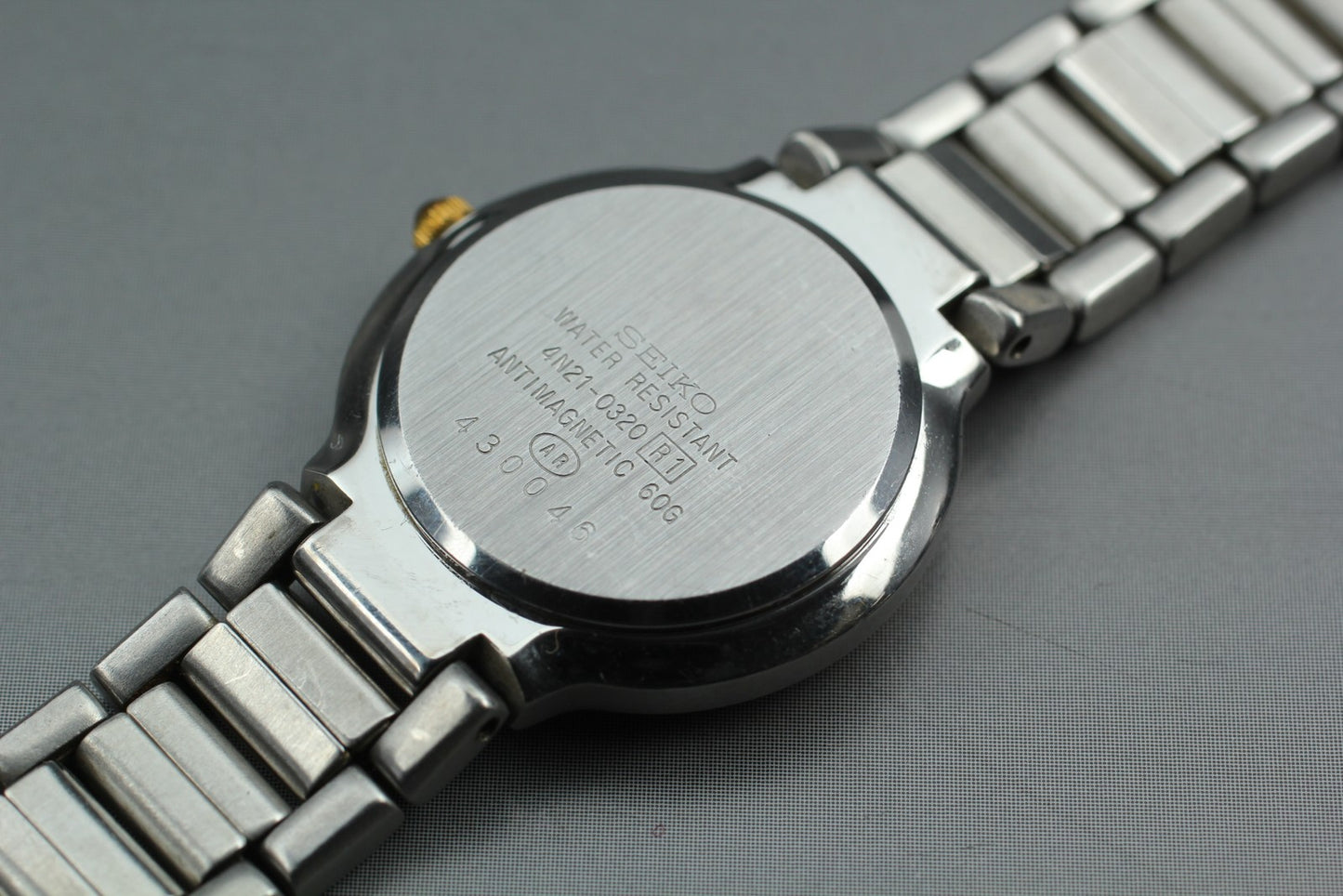 Vintage 1994 [N MINT / New Batt] Seiko Exceline 4N21-0320 Qz Women Watch JAPAN