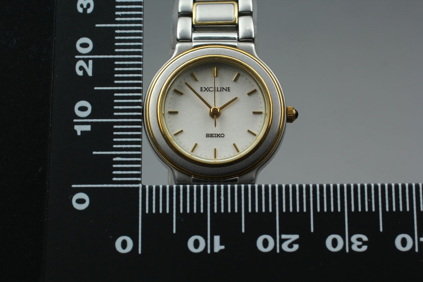 Vintage 1994 [N MINT / New Batt] Seiko Exceline 4N21-0320 Qz Women Watch JAPAN