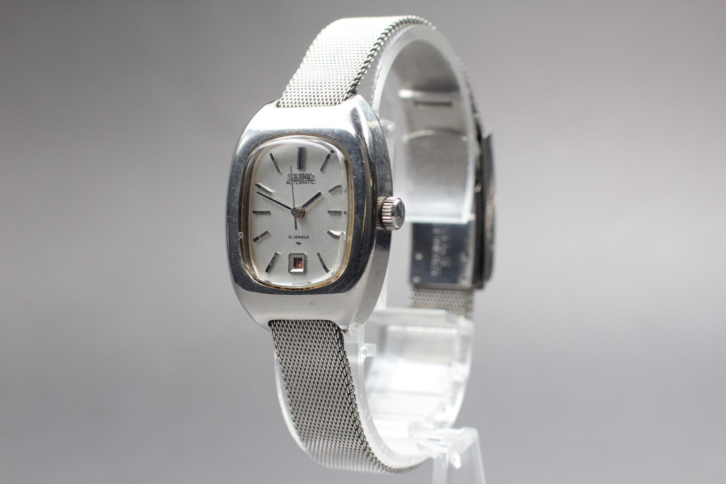 Vintage 1981 [Exc+5] Seiko 2206-3020 21J Bracelet Automatic Ladies Watch JAPAN