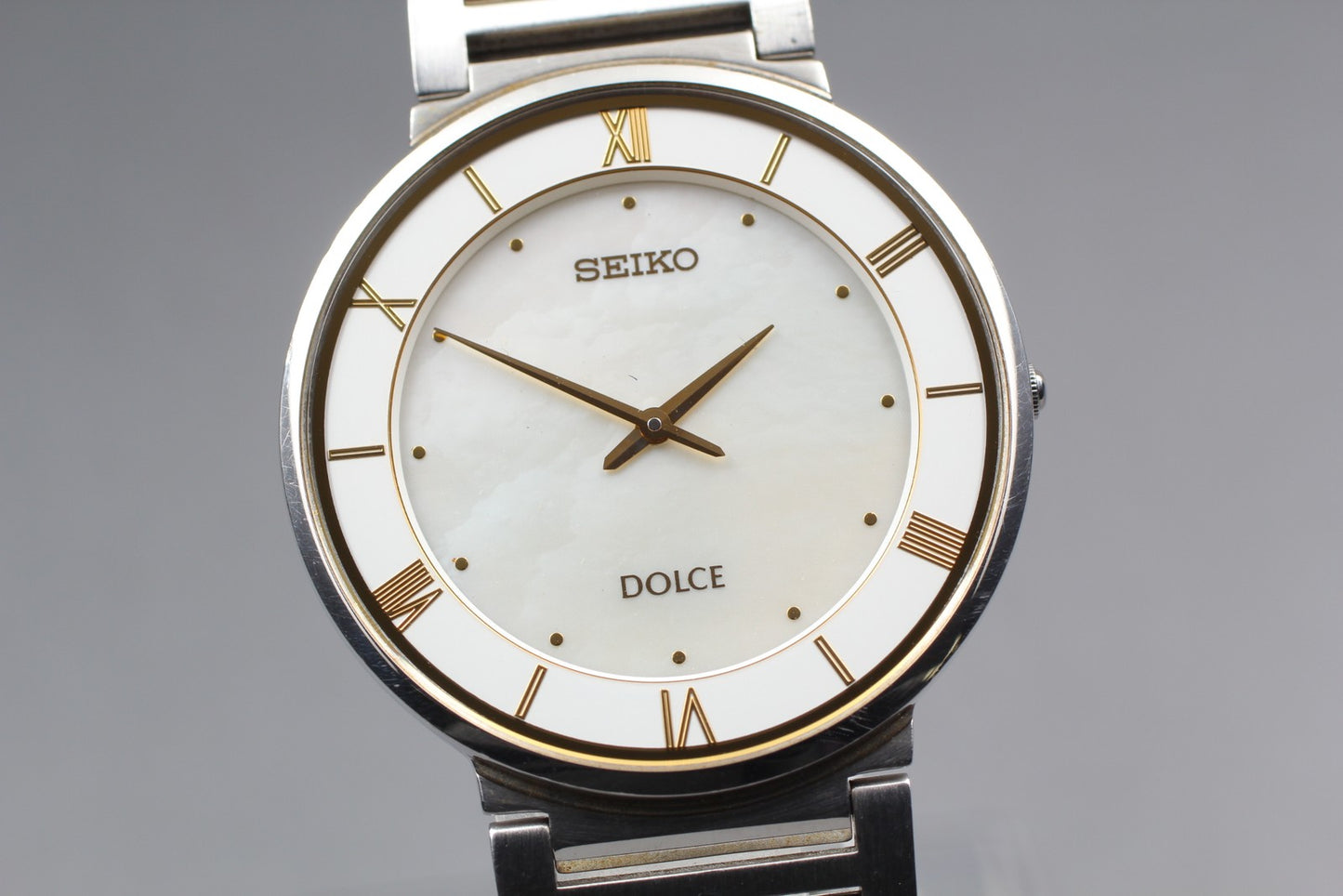 Vintage 1984 [MINT / New Batt] SEIKO DOLCE 4J40-0AD0 Quartz Men's Watch JAPAN