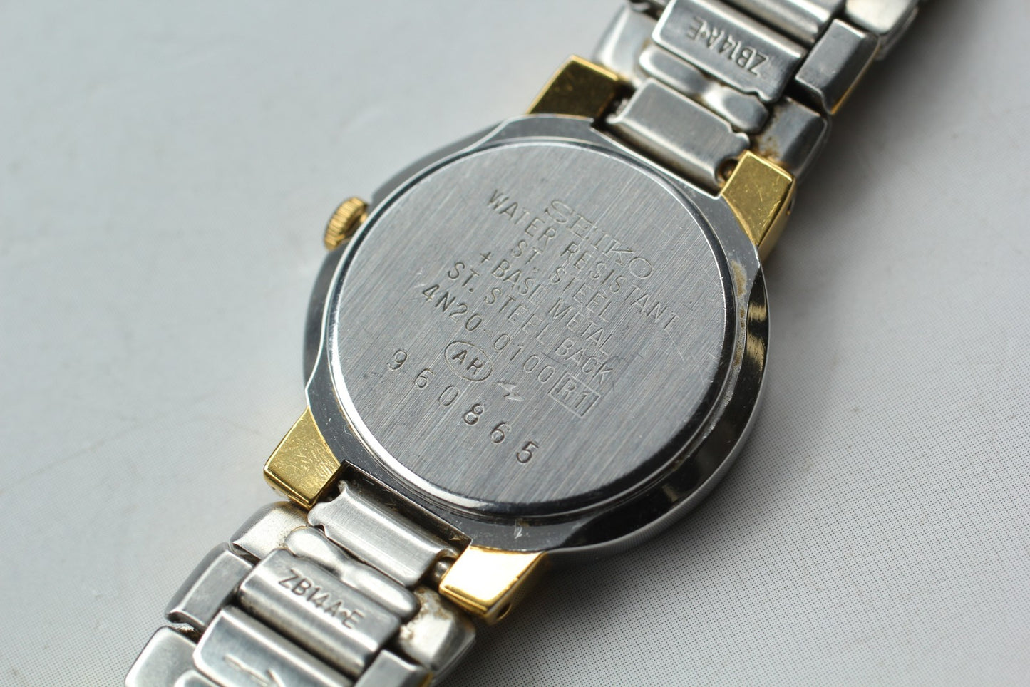 Vintage 1999 [N MINT / New Batt] SEIKO CREO 4N20-0100 Quartz Ladies Watch JAPAN