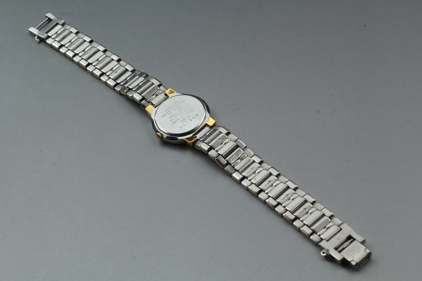 Vintage 1999 [N MINT / New Batt] SEIKO CREO 4N20-0100 Quartz Ladies Watch JAPAN