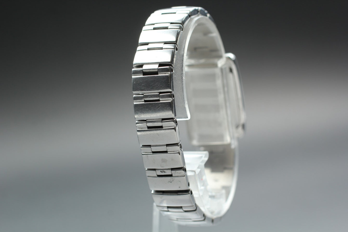 Vintage 1996 [N MINT / New Batt] SEIKO LUKIA 1F21-5D10 Tank Quartz Watch JAPAN