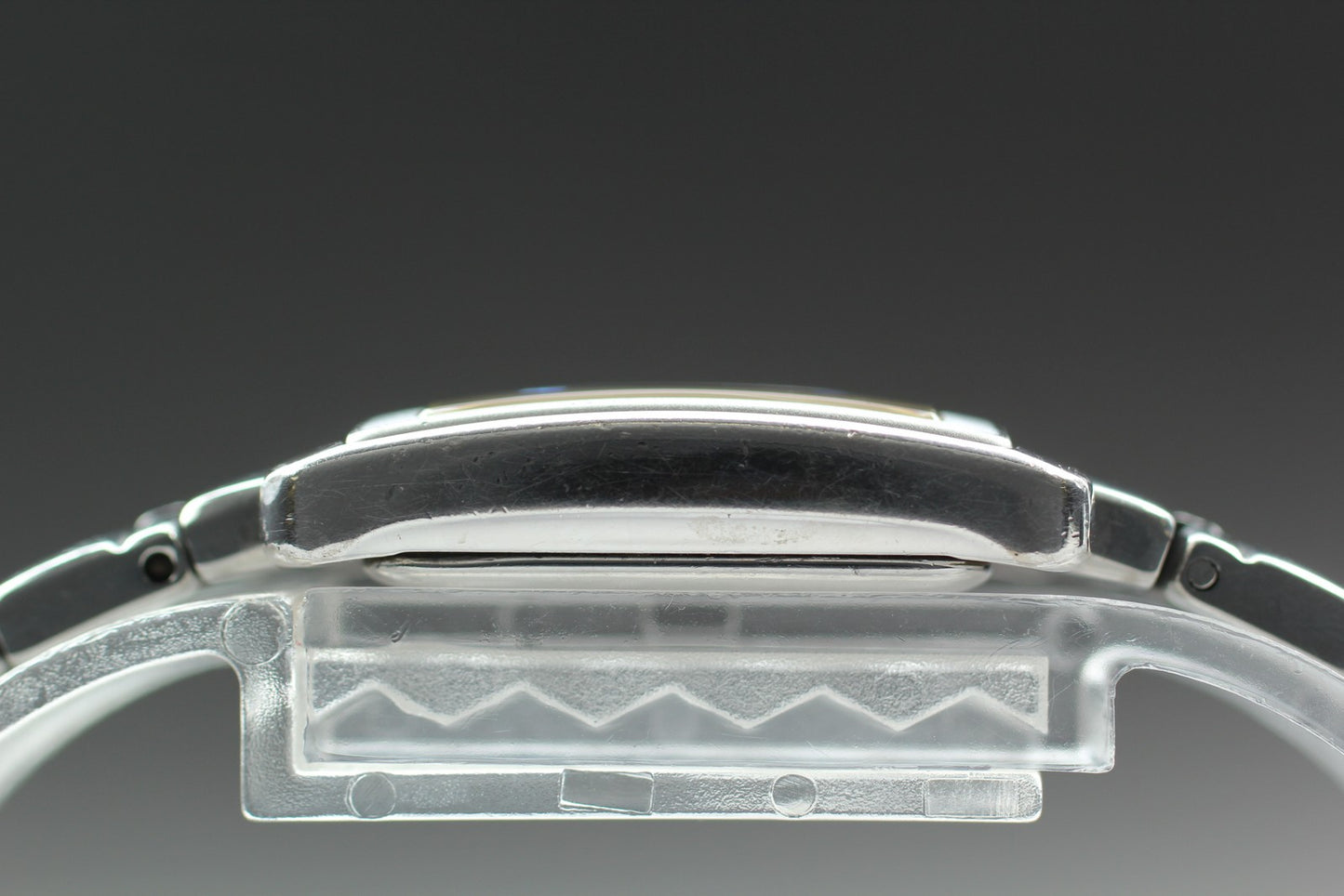 Vintage 1996 [N MINT / New Batt] SEIKO LUKIA 1F21-5D10 Tank Quartz Watch JAPAN