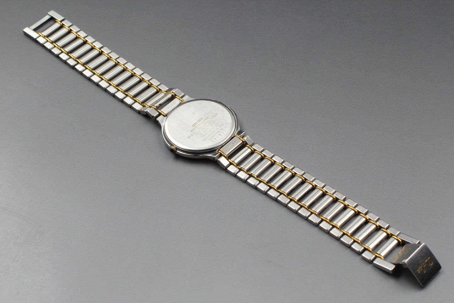 Vtg. 1990 [N MINT] SEIKO Dolce 7741-6050 32mm Bracelet Quartz Mens Watch JAPAN