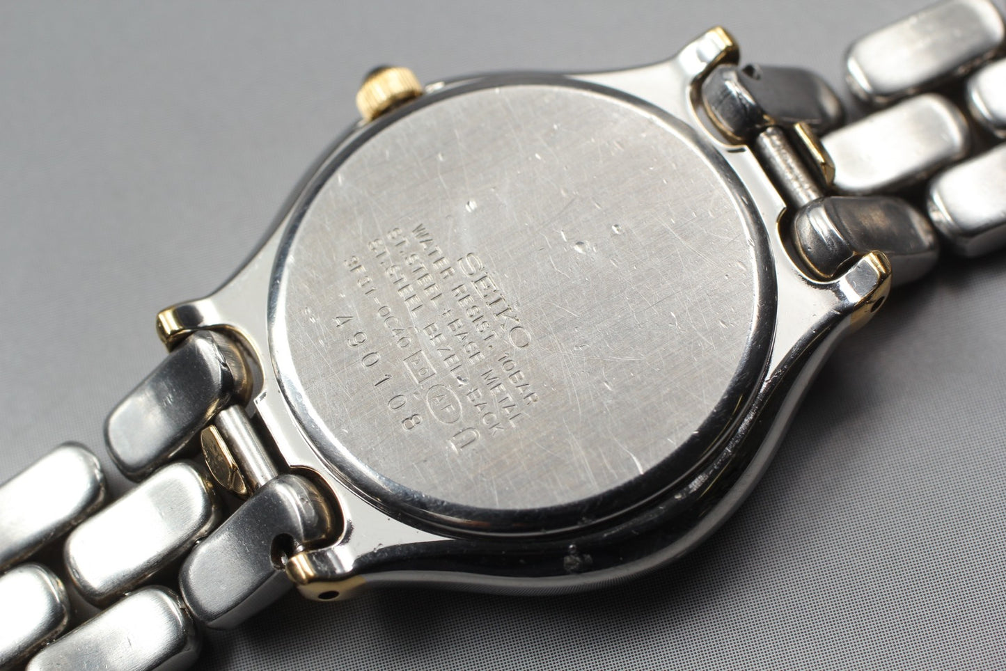 Vtg. 1984[N MINT] SEIKO EXCELINE 3F31-0C40 Roman 26mm Quartz Ladies Watch JAPAN