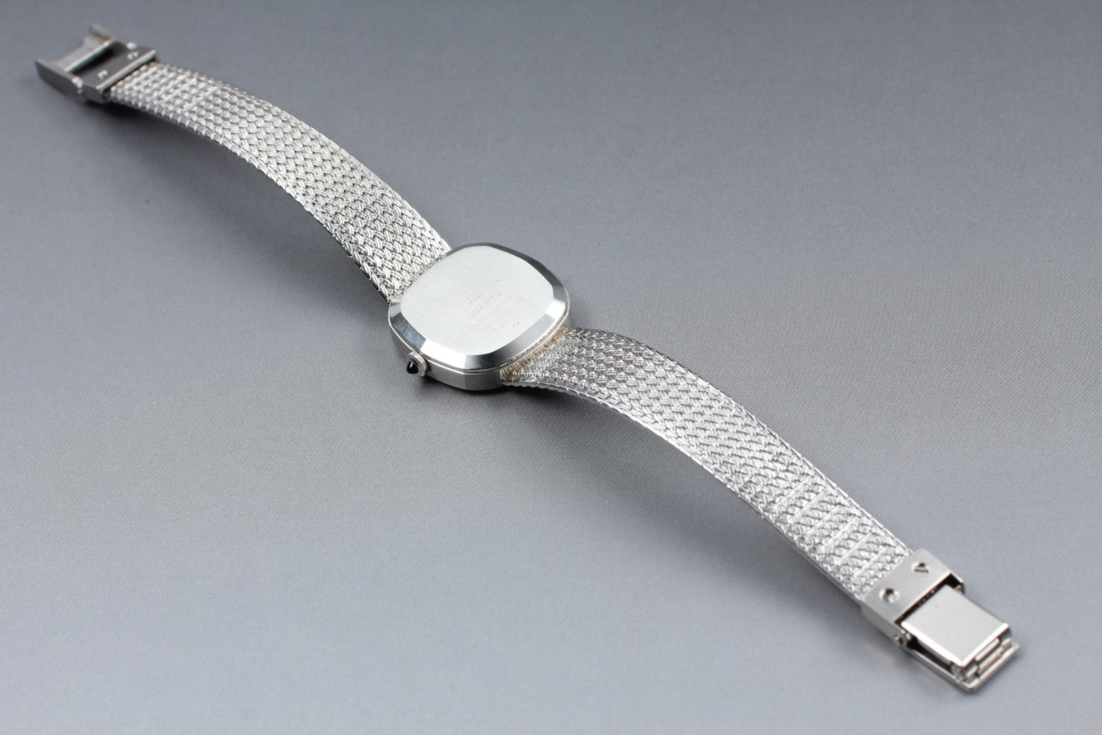 SEIKO Second Hands | Vtg. 1985[N MINT] SEIKO Credor 1421-5021 Silver 22mm Quartz Ladies Watch JAPAN La.riberta From Japan