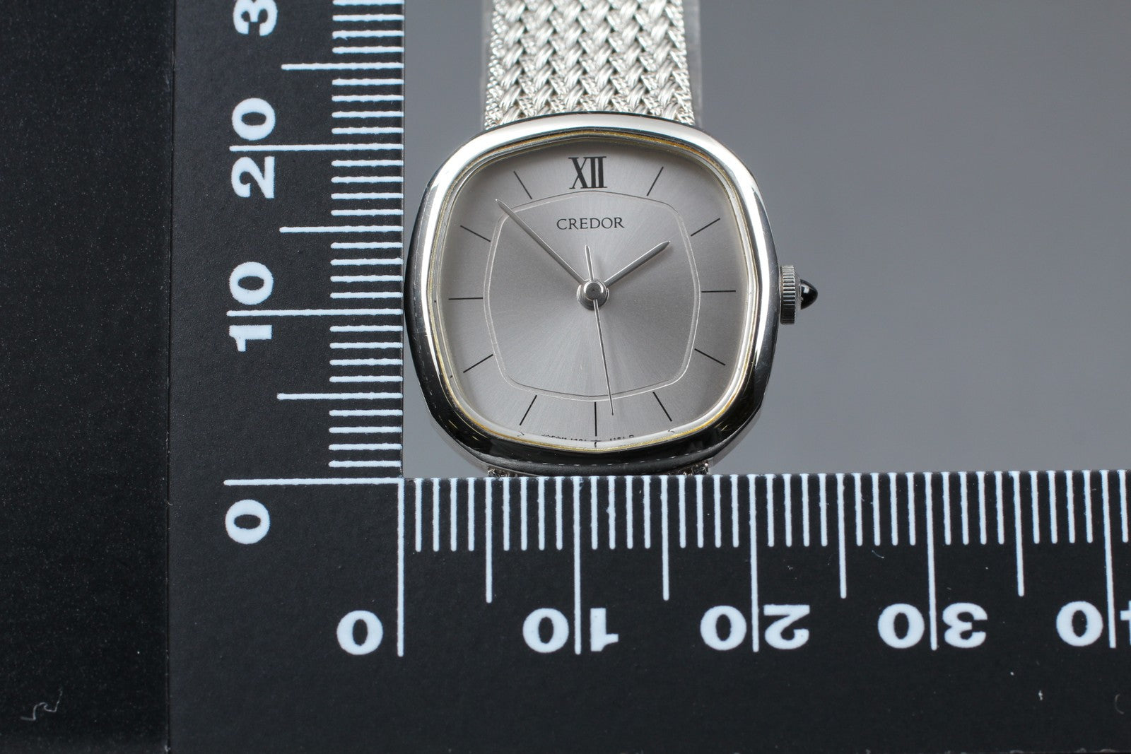 SEIKO Second Hands | Vtg. 1985[N MINT] SEIKO Credor 1421-5021 Silver 22mm Quartz Ladies Watch JAPAN La.riberta From Japan