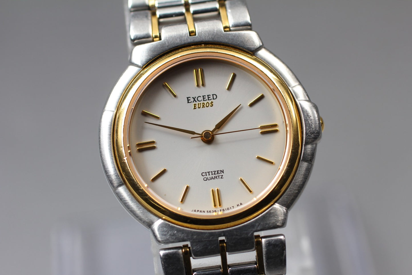 Second Hands | Vtg. 1991 [Near MINT] CITIZEN EXCEED 5636-F60871 Y Quartz Ladies Watch JAPAN La.riberta From Japan