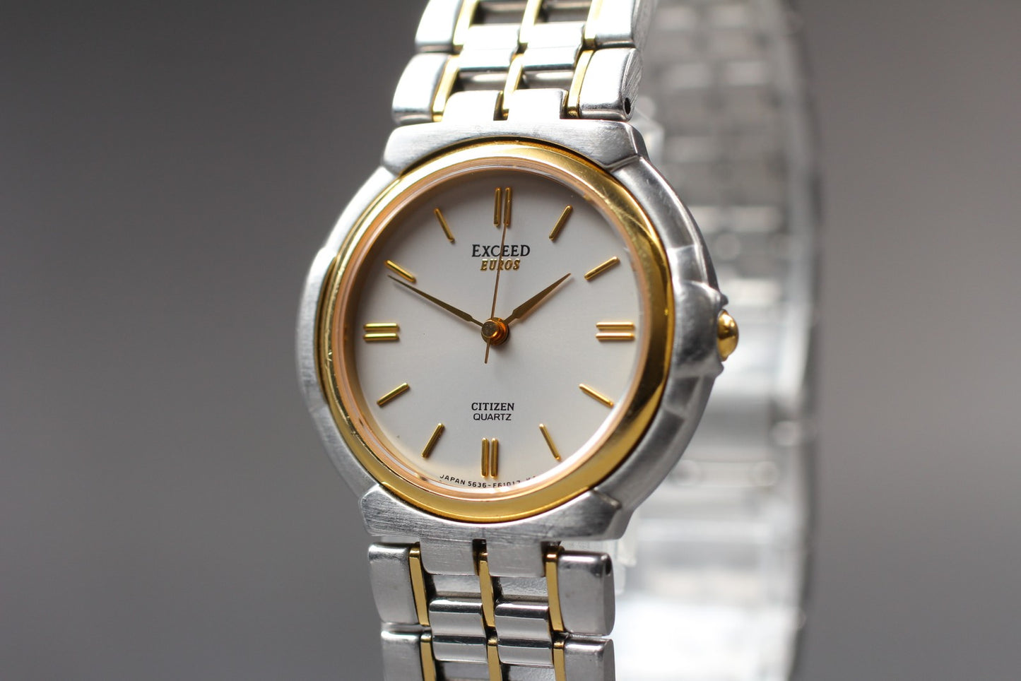Second Hands | Vtg. 1991 [Near MINT] CITIZEN EXCEED 5636-F60871 Y Quartz Ladies Watch JAPAN La.riberta From Japan