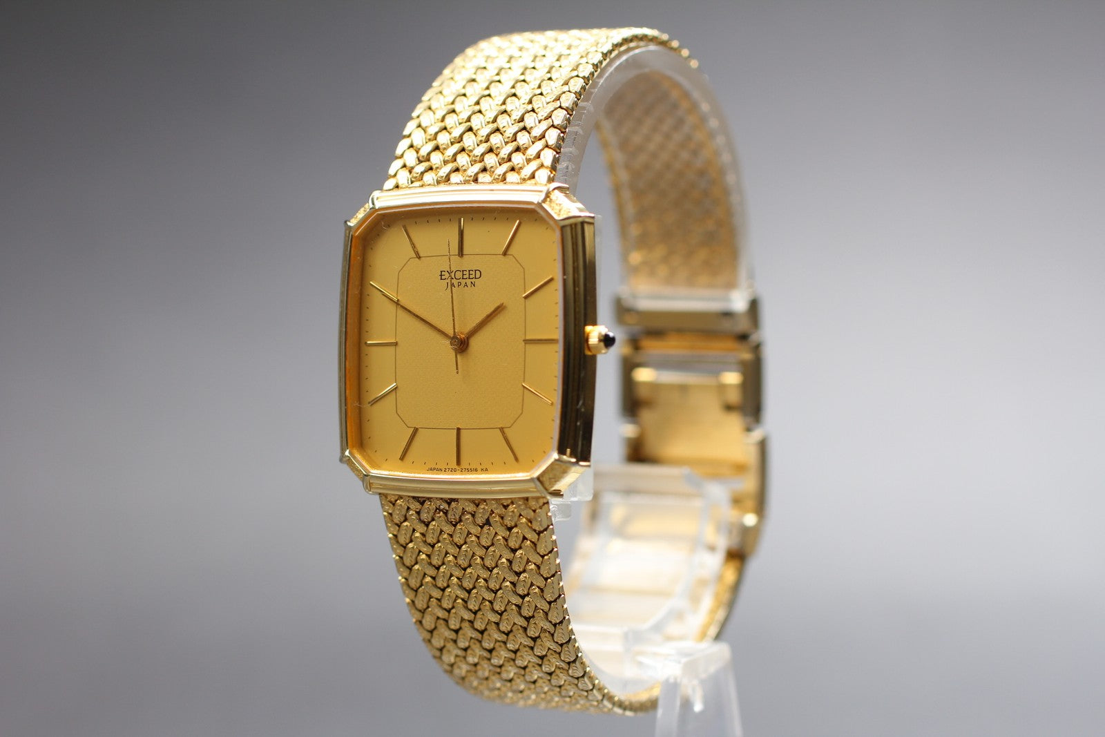 Second Hands | Vtg. 1984 [Near MINT] CITIZEN EXCEED 2730-273257 Tank Quartz Ladies Watch JAPAN La.riberta From Japan