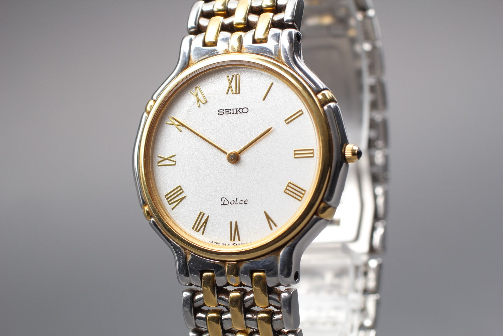 SEIKO Second Hands | Vintage 1988 [ Near MINT] Seiko Dolce 5E30-6A00 32mm Quartz Men's Watch Japan La.riberta From Japan