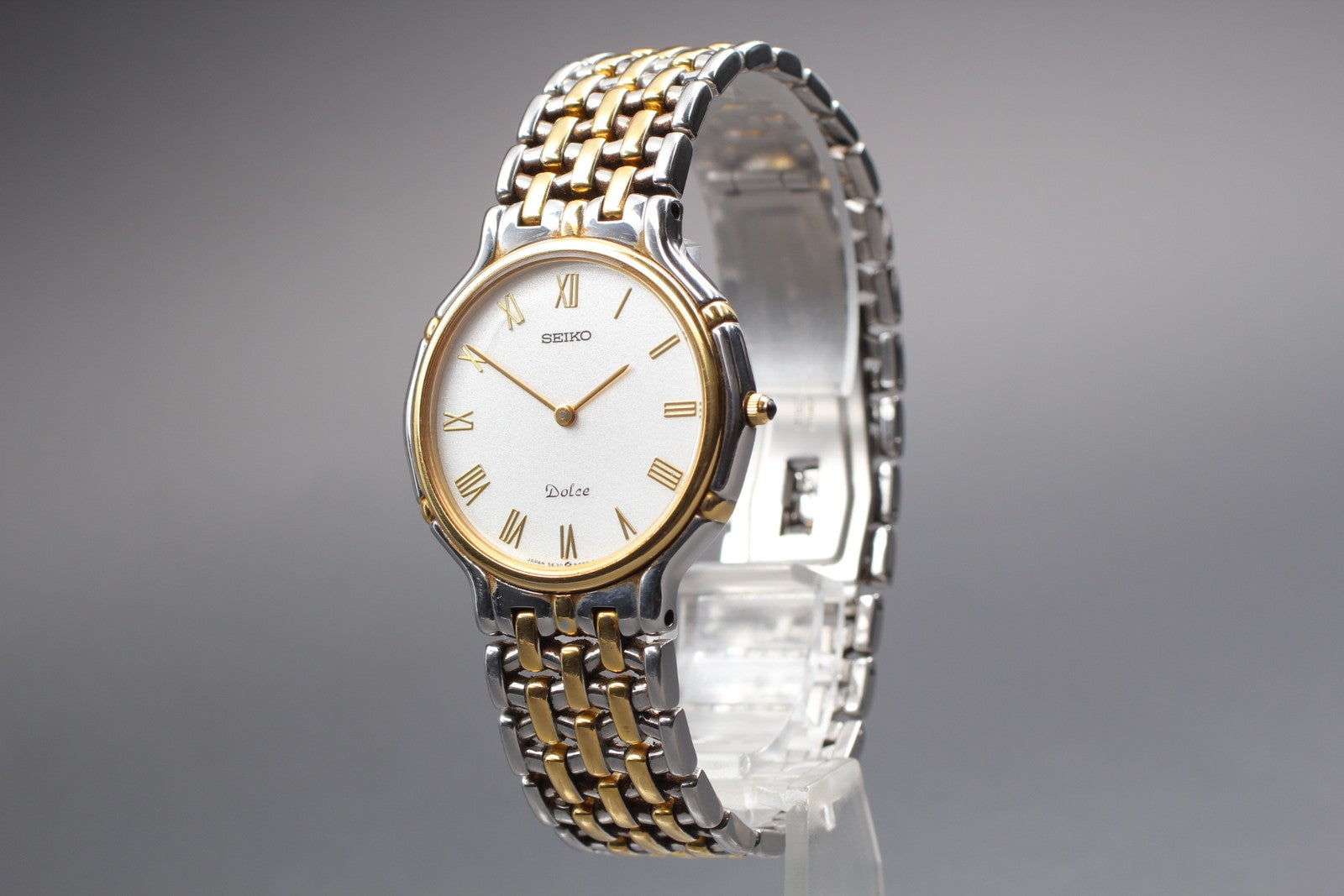 SEIKO Second Hands | Vintage 1988 [ Near MINT] Seiko Dolce 5E30-6A00 32mm Quartz Men's Watch Japan La.riberta From Japan