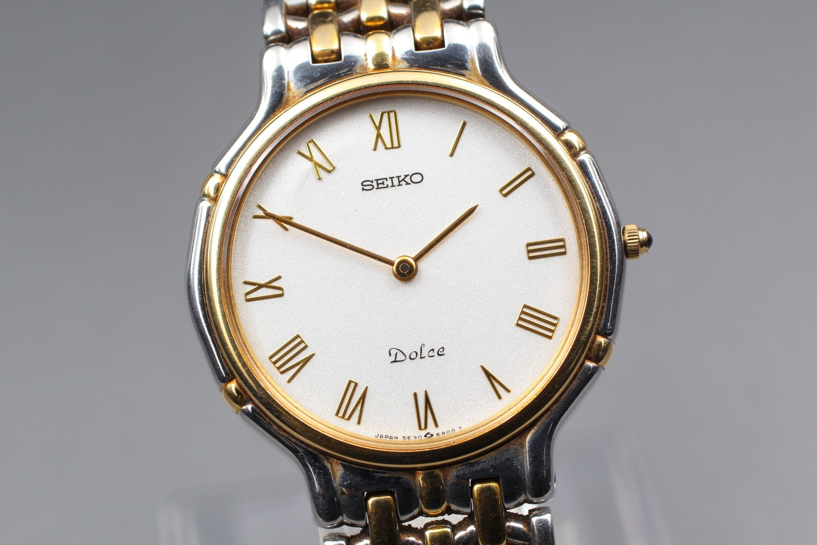 SEIKO Second Hands | Vintage 1988 [ Near MINT] Seiko Dolce 5E30-6A00 32mm Quartz Men's Watch Japan La.riberta From Japan