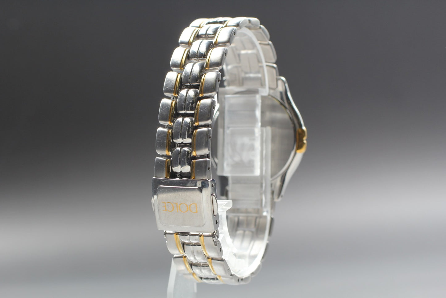 SEIKO Second Hands | Vintage 1999 [Near MINT] SEIKO Dolce 8J41-6140 Gold Silver 33mm Qz Men's Watch La.riberta From Japan