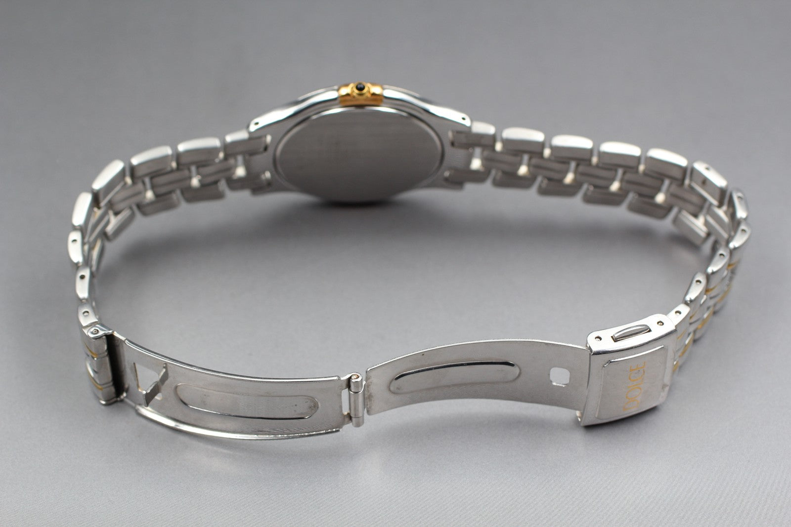 SEIKO Second Hands | Vintage 1999 [Near MINT] SEIKO Dolce 8J41-6140 Gold Silver 33mm Qz Men's Watch La.riberta From Japan