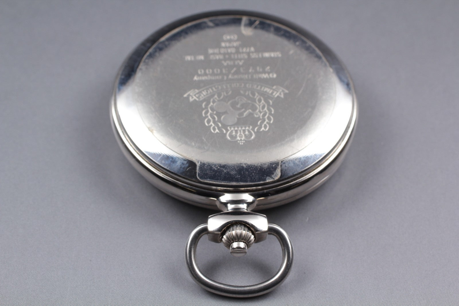 SEIKO Second Hands | N MINT Seiko Alba V721-0A10 Pocket Watch Mickey Limited Steel Quartz Mens JAPAN La.riberta From Japan