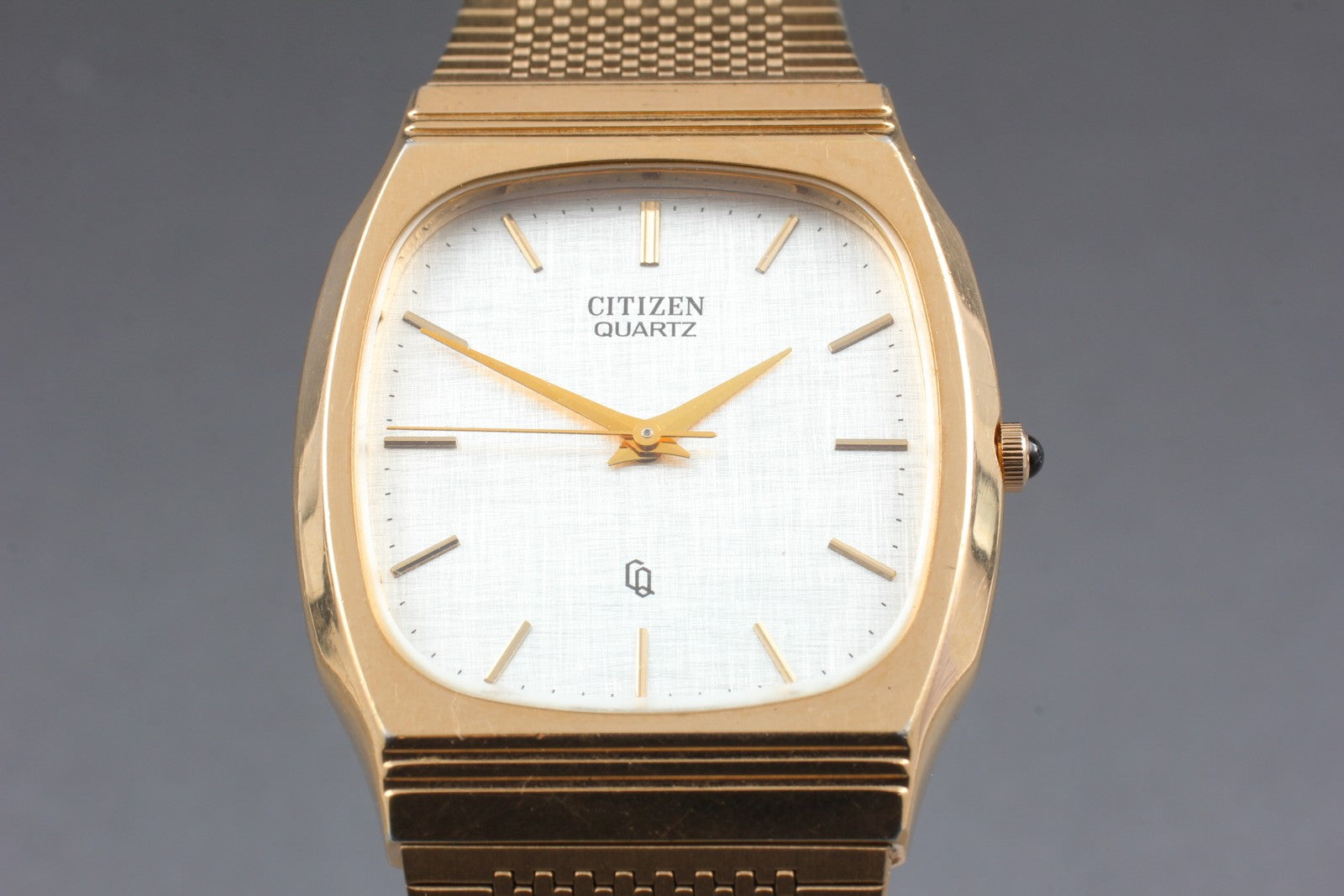 Second Hands | Vtg.1990[N MINT] CITIZEN T4-G02760 Gold Tank Bracelet Quartz Ladies Watch JAPAN La.riberta From Japan