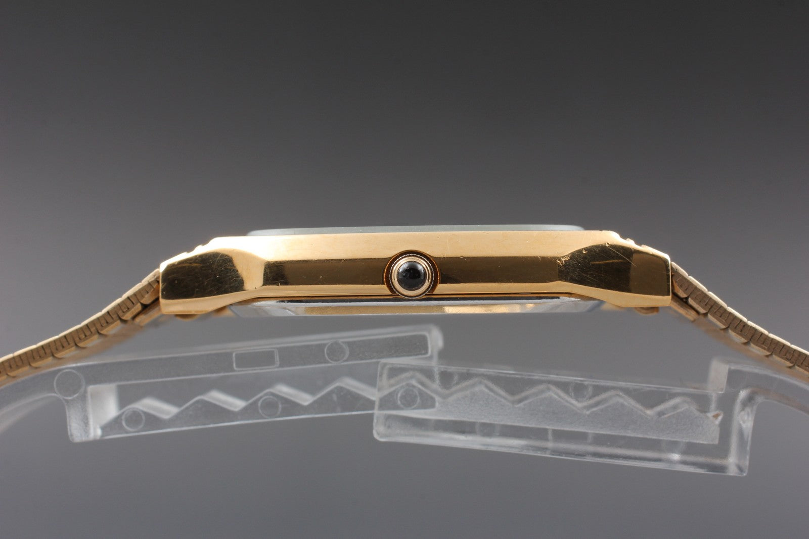 Second Hands | Vtg.1990[N MINT] CITIZEN T4-G02760 Gold Tank Bracelet Quartz Ladies Watch JAPAN La.riberta From Japan