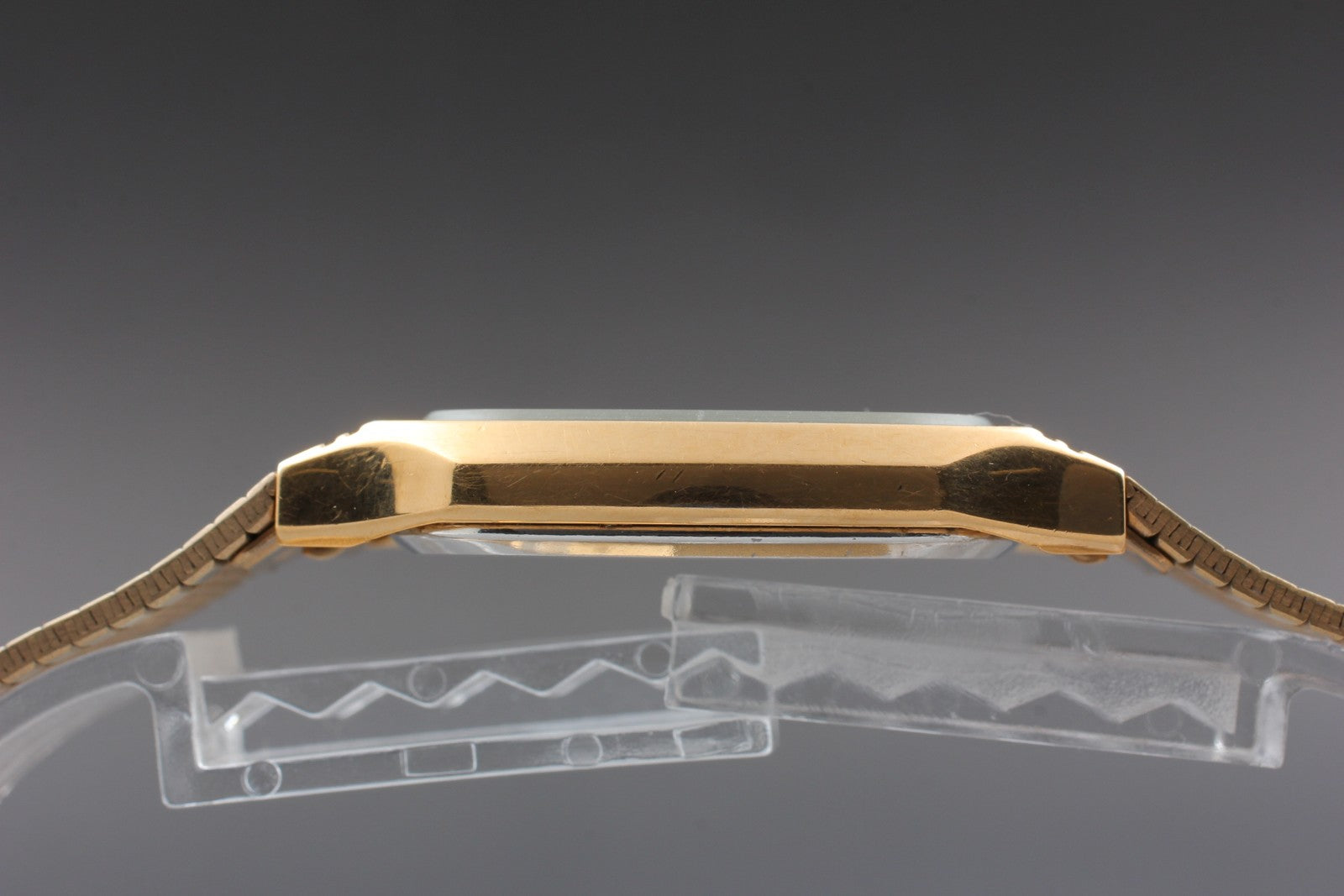 Second Hands | Vtg.1990[N MINT] CITIZEN T4-G02760 Gold Tank Bracelet Quartz Ladies Watch JAPAN La.riberta From Japan